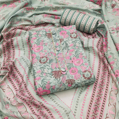 green-floral-printed-poly-cotton-dress-material-4