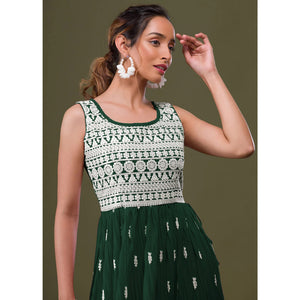 green-embroidered-georgette-naira-cut-semi-stitched-palazzo-suit