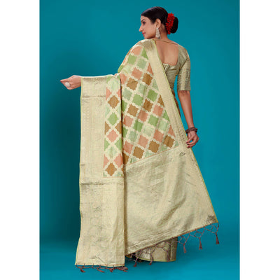 green-woven-organza-saree-with-tassels-15
