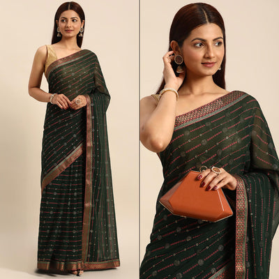 green-foil-printed-zomato-saree