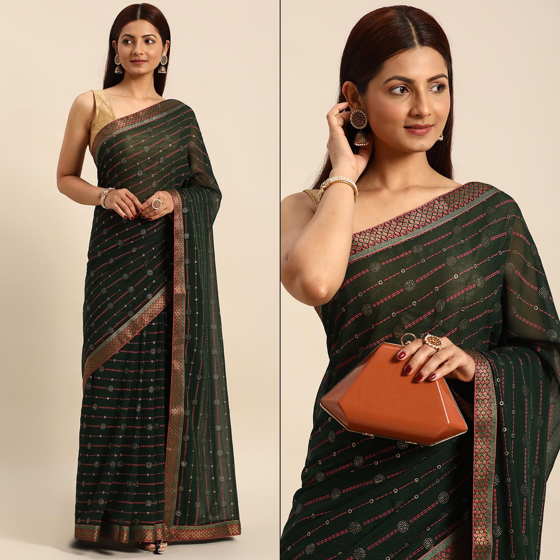green-foil-printed-zomato-saree