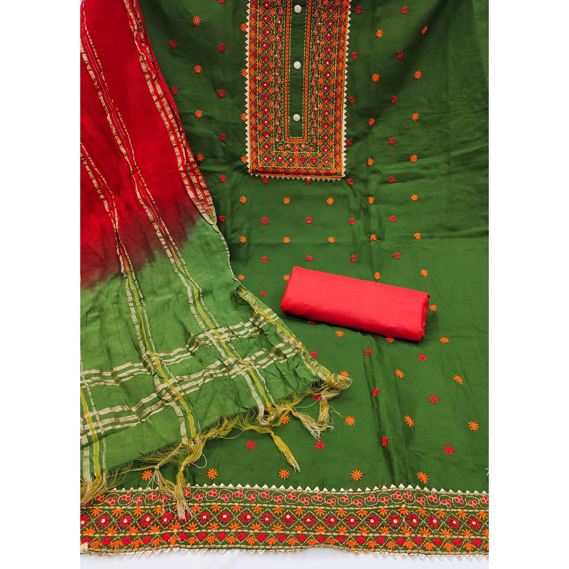 green-floral-embroidered-poly-cotton-dress-material-1