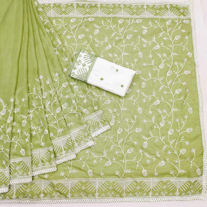 green-lucknowi-work-organza-saree