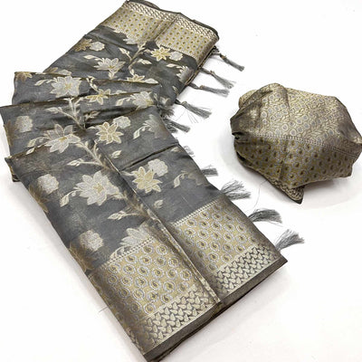 20grey-floral-woven-organza-saree-with-tassels