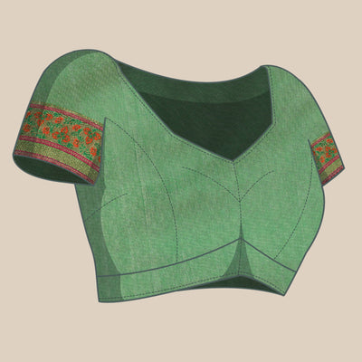 Gajari Woven Cotton Silk Saree