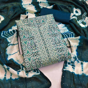 green-ikkat-printed-modal-dress-material