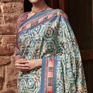 b-green-digital-printed-satin-saree