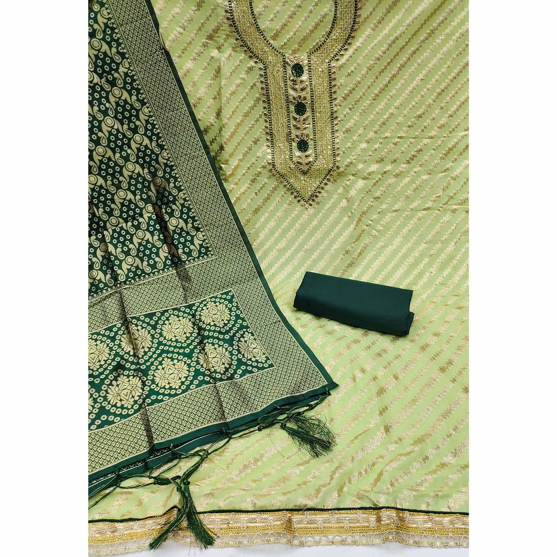 green-woven-with-embroidered-chanderi-dress-material-1