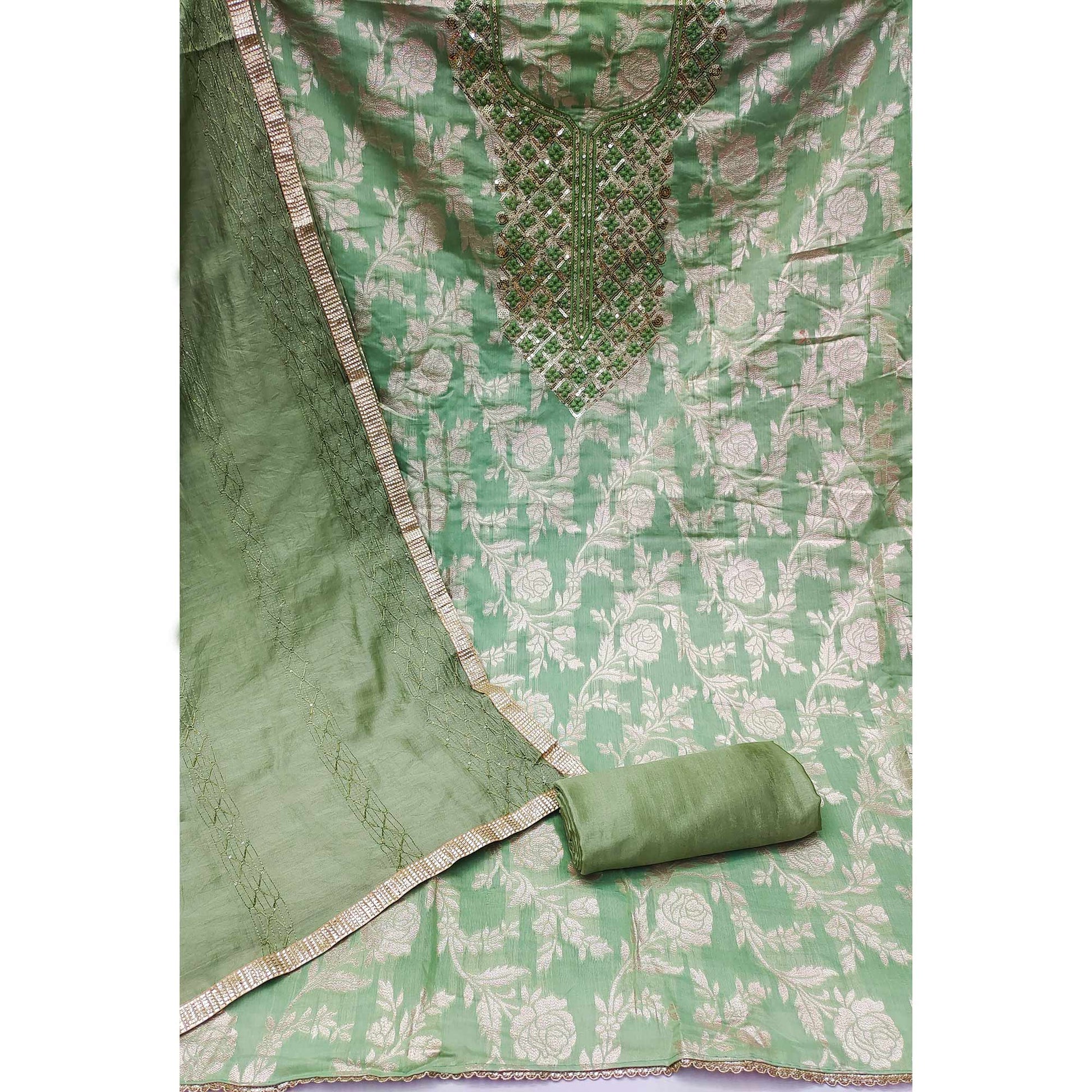 green-woven-with-sequins-work-modal-dress-material