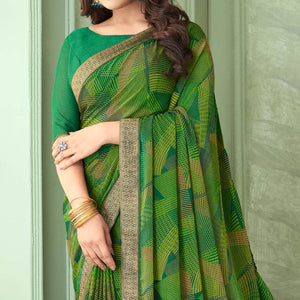 green-digital-printed-chiffon-saree-with-lace-border