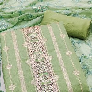 green-woven-banarasi-silk-dress-material-3