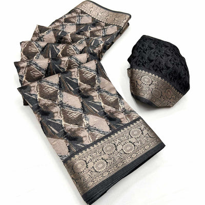 24grey-floral-printed-with-woven-dola-silk-saree