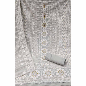 grey-lucknowi-embroidered-georgette-dress-material-1