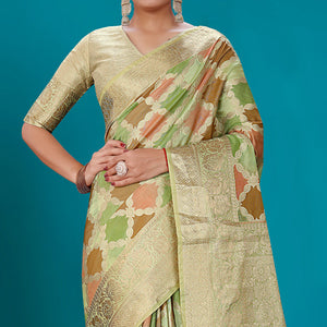 green-woven-organza-saree-with-tassels-15