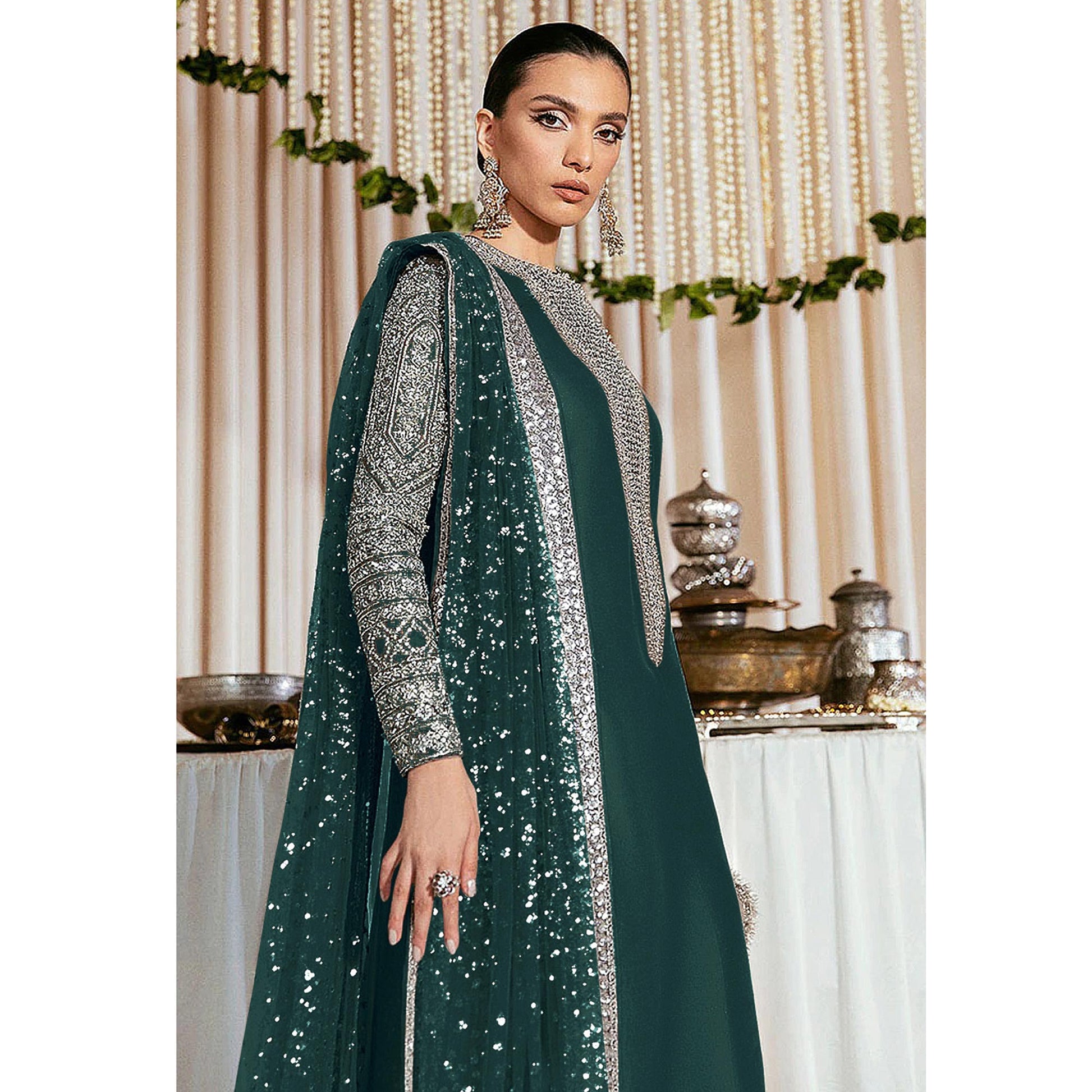 green-sequins-embroidered-georgette-pakistani-suit-1