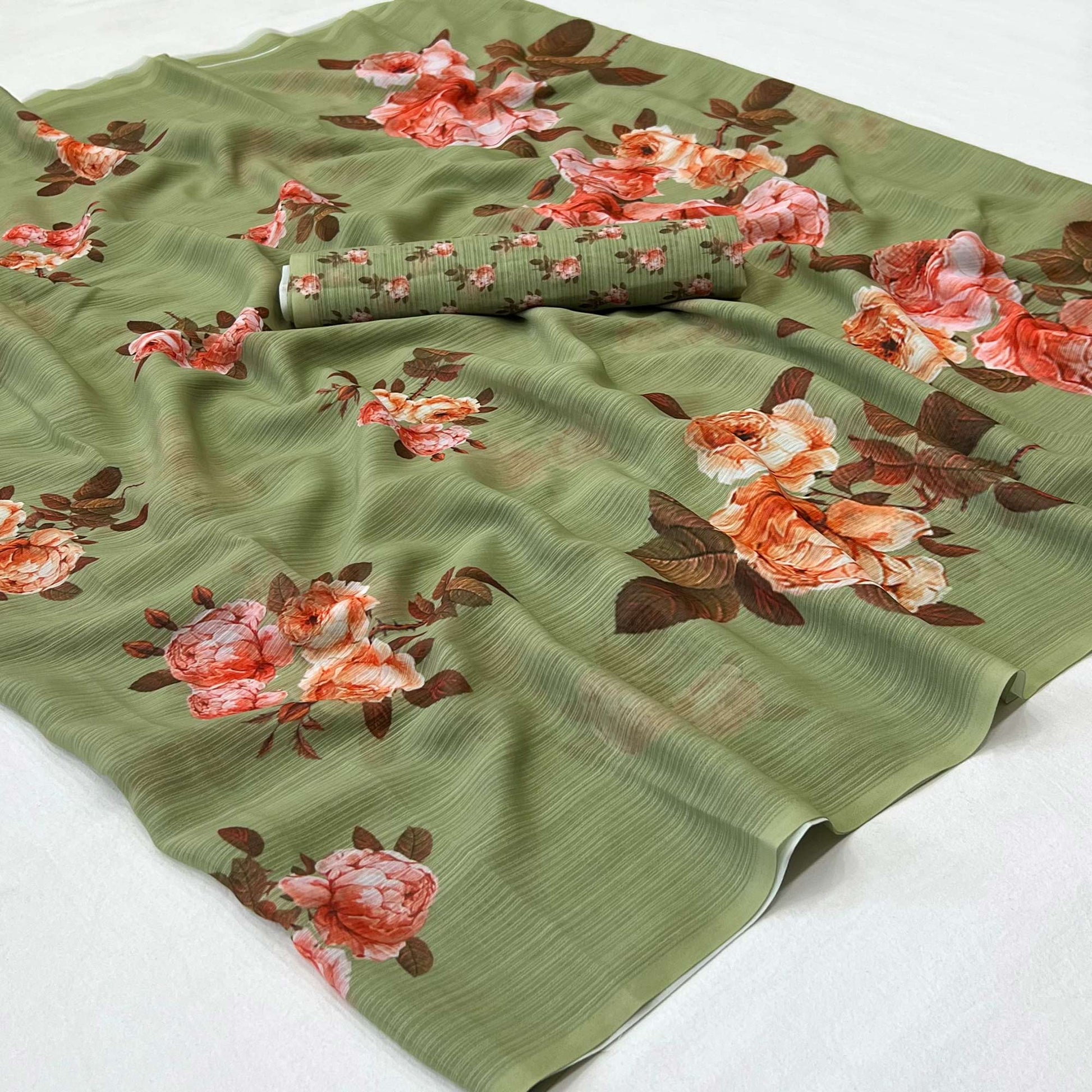 6-green-floral-digital-printed-georgette-saree