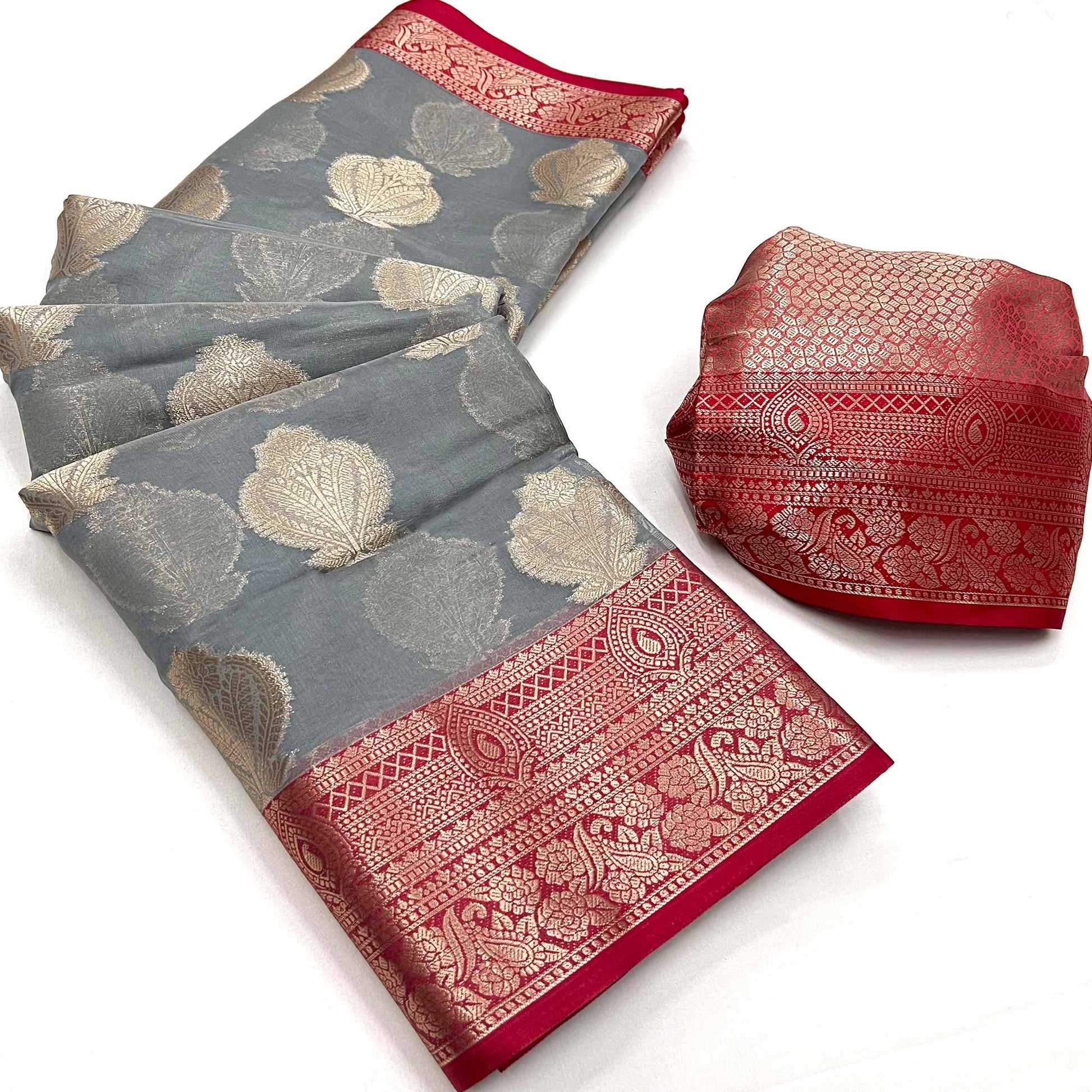 grey-floral-woven-organza-saree-4