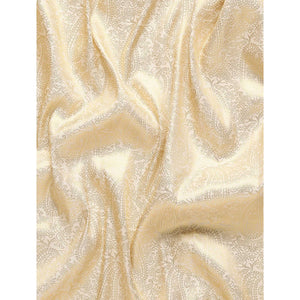 Cream Woven Kanjivaram Silk Saree