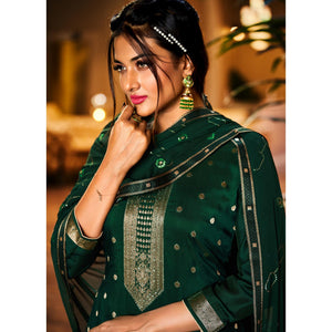 green-woven-muslin-palazzo-suit