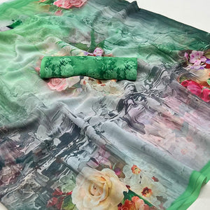 green-digital-printed-georgette-saree-1