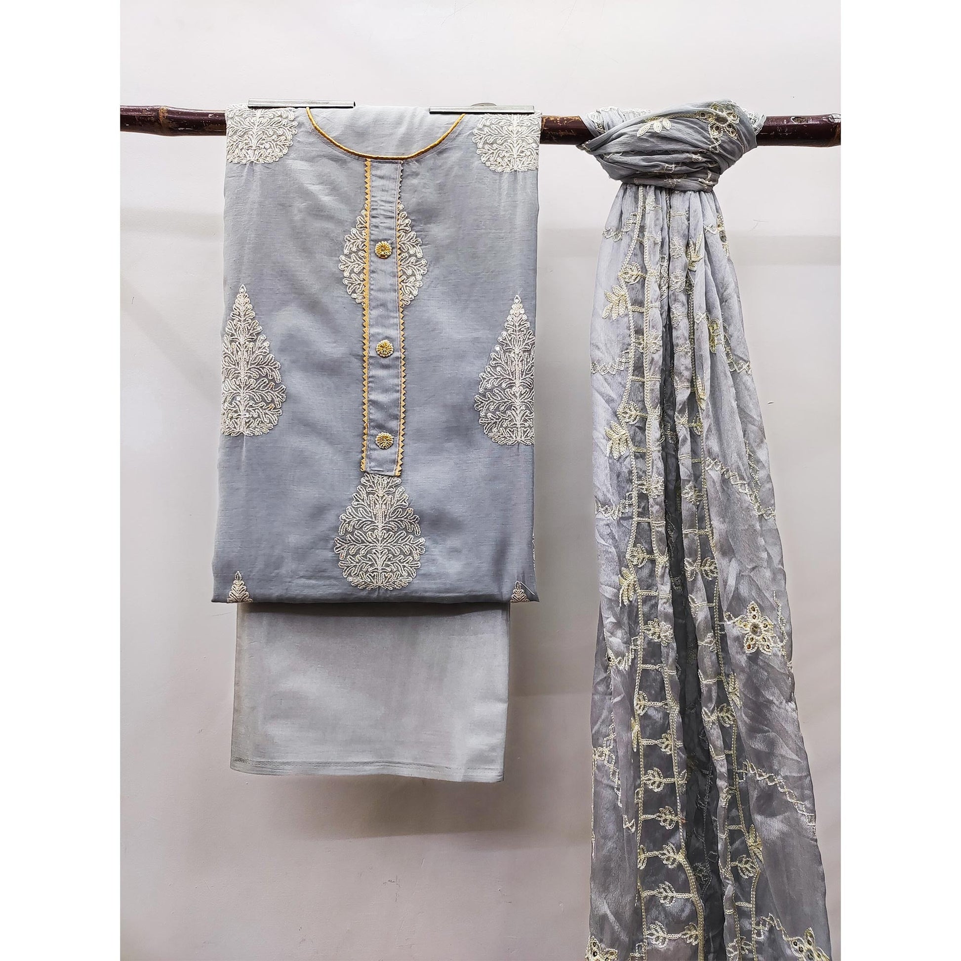 grey-embroidered-chanderi-dress-material-4