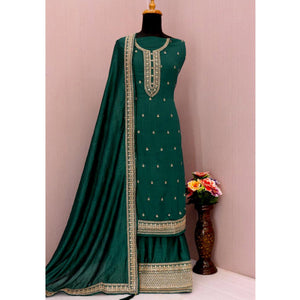 green-floral-embroidered-georgette-semi-stitched-palazzo-suit-1