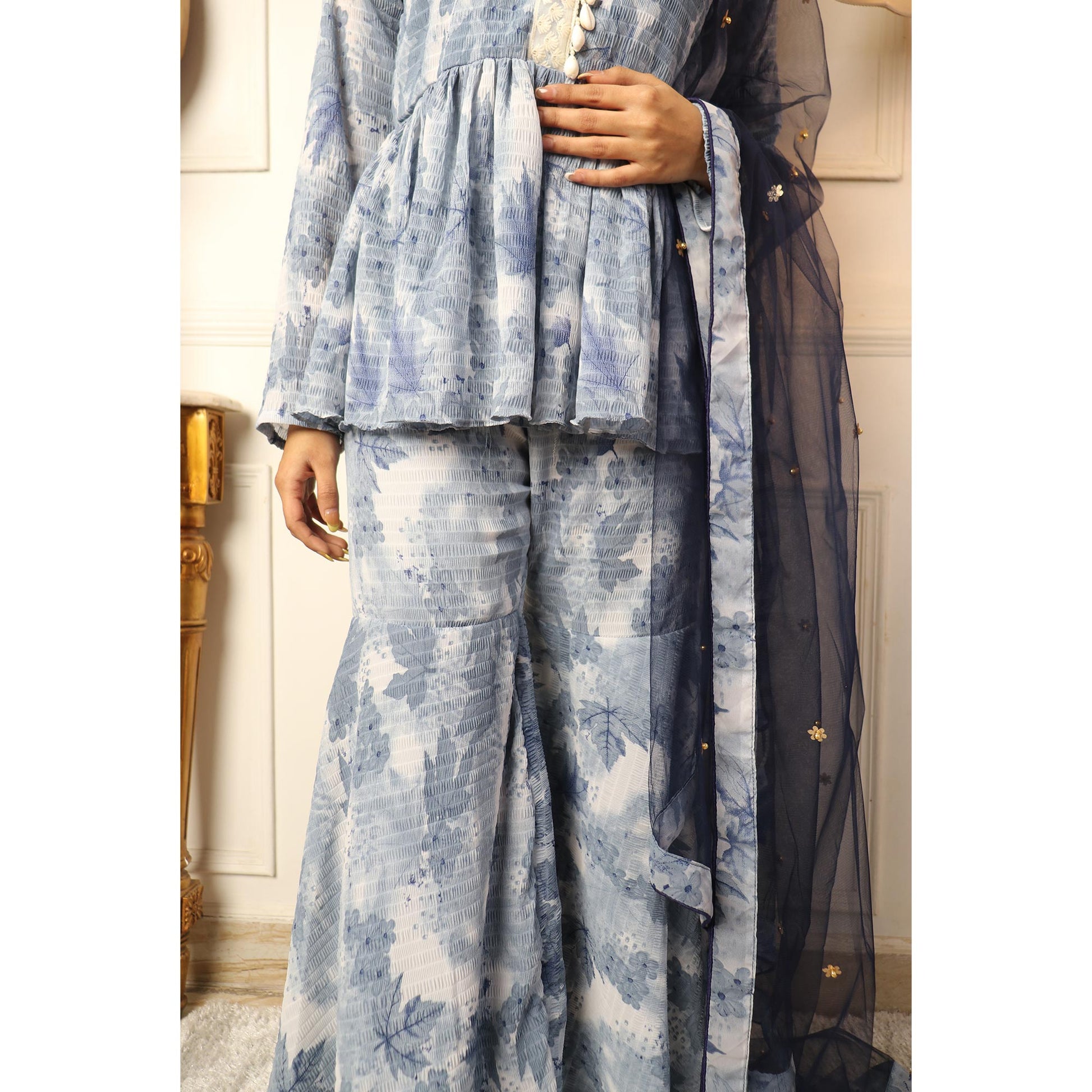 grey-floral-printed-georgette-sharara-suit