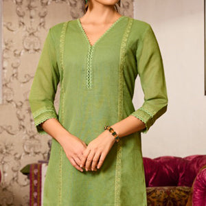 green-embroidered-pure-cotton-kurti