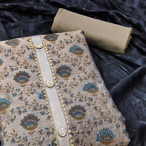 grey-floral-printed-chanderi-dress-material