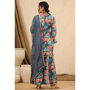 blue-floral-printed-muslin-sharara-suit-1