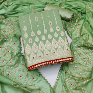 39-green-woven-banarasi-silk-dress-material