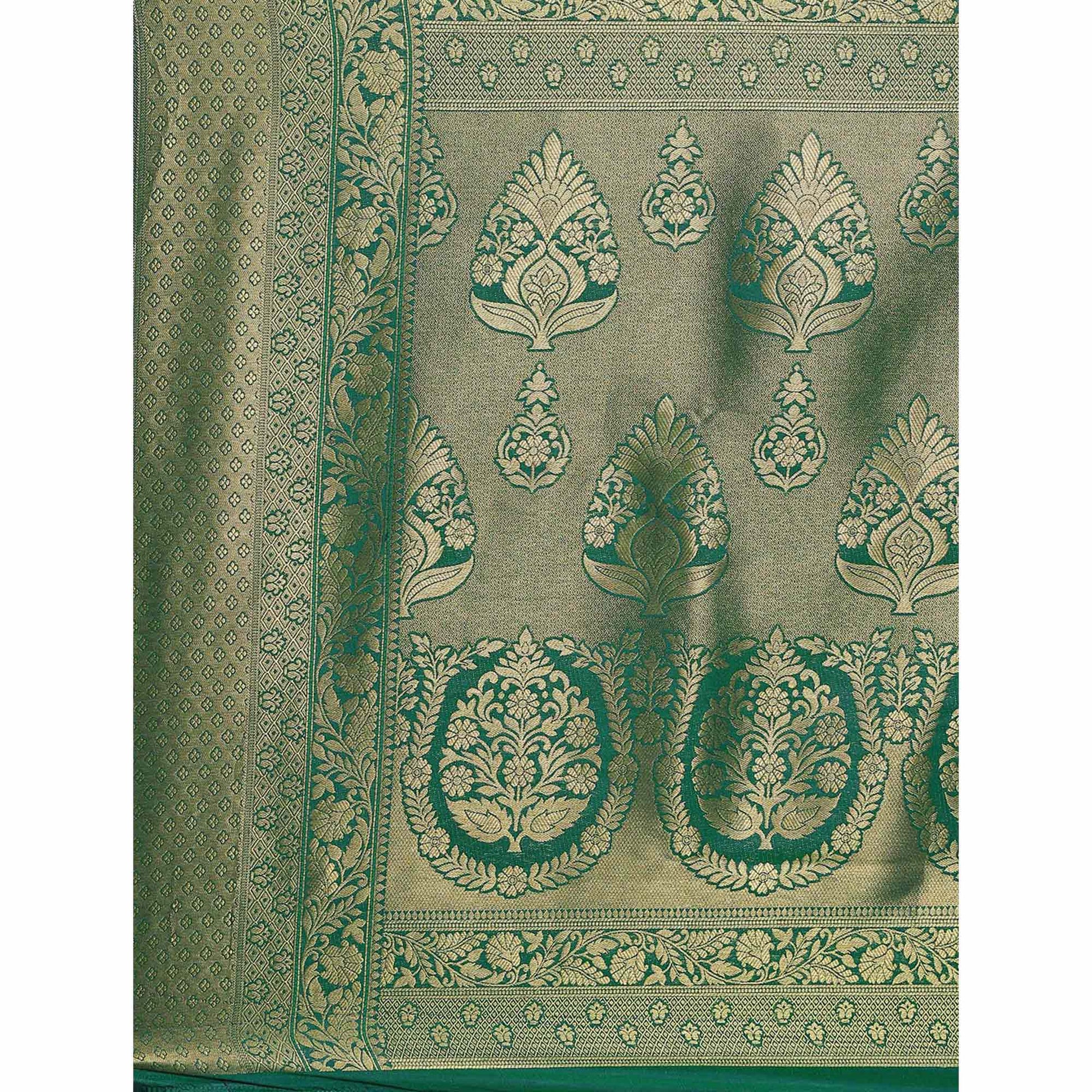 green-woven-kanjivaram-silk-saree-2