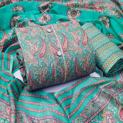 green-printed-poly-cotton-dress-material-1
