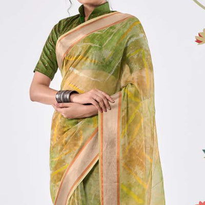 14green-printed-organza-saree-with-woven-border