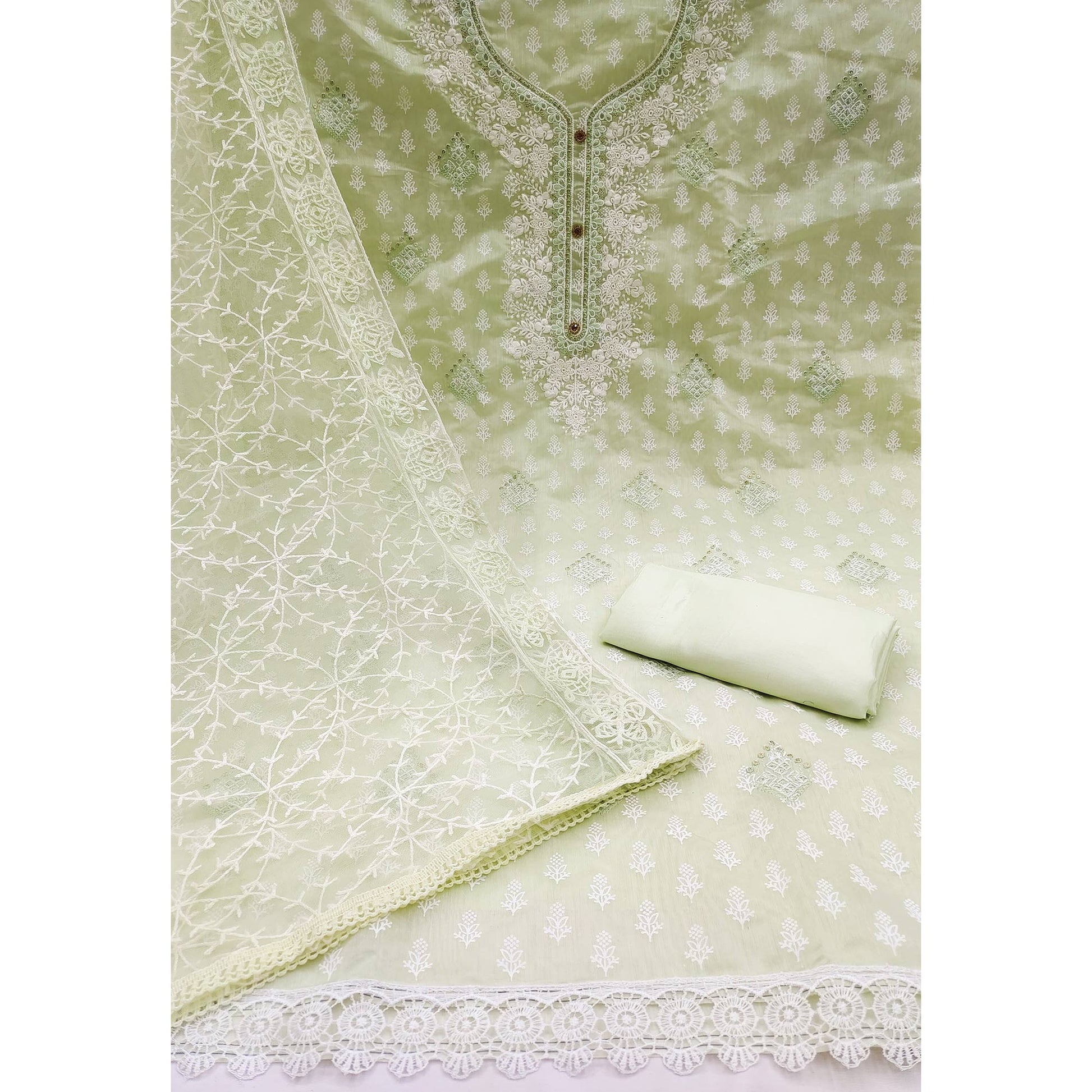 green-floral-embroidered-chanderi-dress-material-4