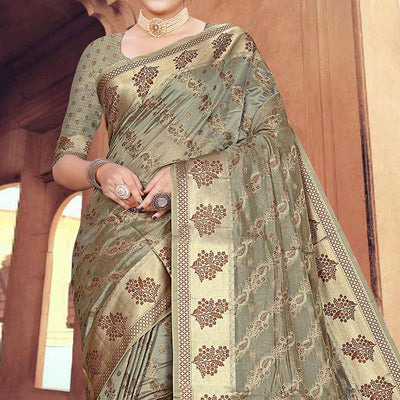 grey-floral-woven-organza-saree-1