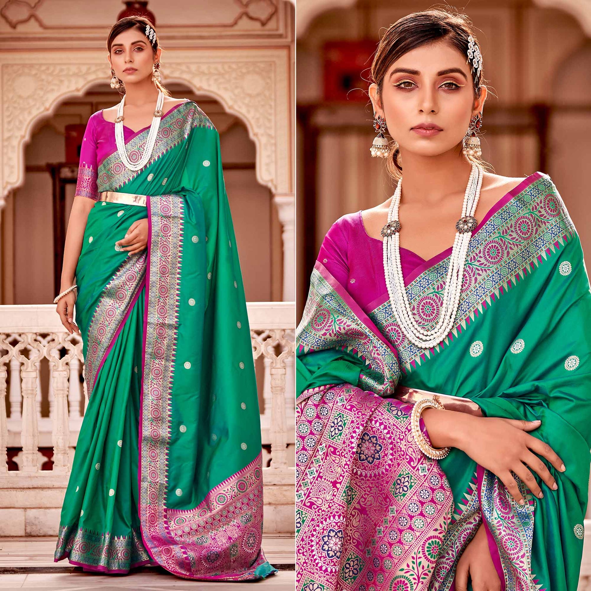 green-woven-banarasi-silk-saree-10
