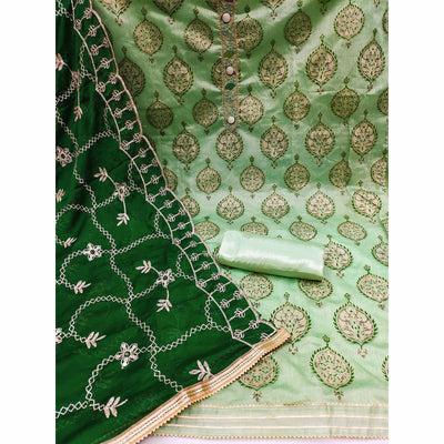 green-embroidered-chanderi-dress-material-6