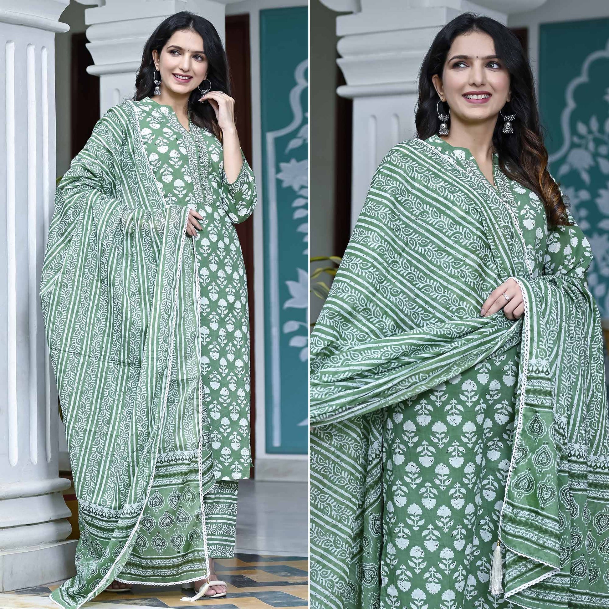 green-floral-printed-pure-cotton-suit-4