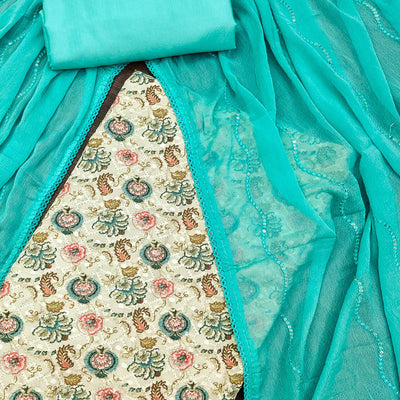 green-digital-printed-poly-cotton-dress-material