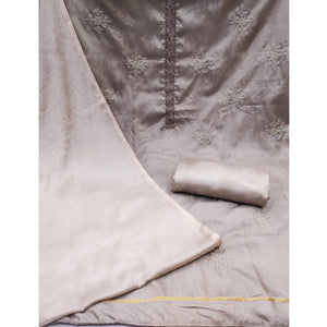grey-embroidered-raw-silk-dress-material