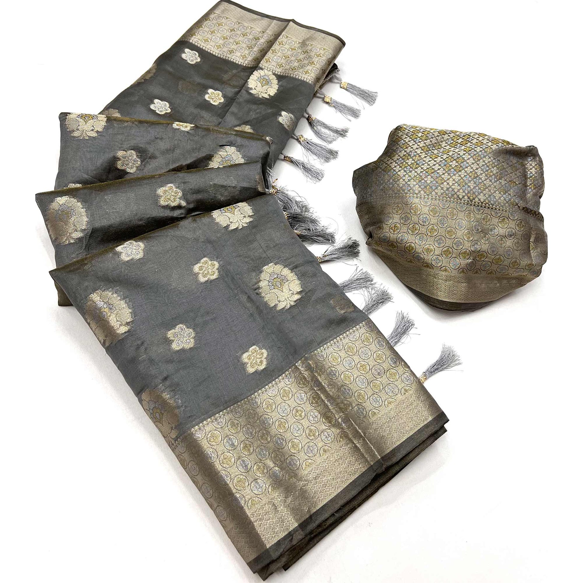 grey-floral-woven-organza-saree-3