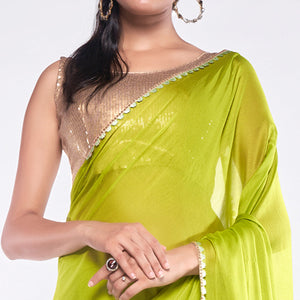 green-solid-with-embroidered-border-georgette-saree