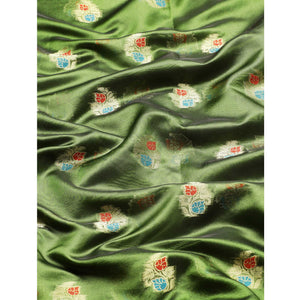 Mehendi Woven Organza Saree