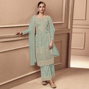 green-floral-embroidered-netted-pakistani-suit