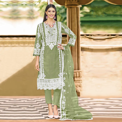 green-floral-embroidered-organza-pakistani-suit