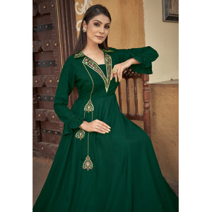green-floral-embroidered-muslin-gown