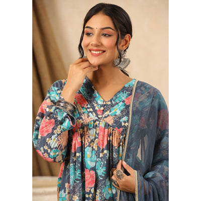 blue-floral-printed-muslin-sharara-suit-1