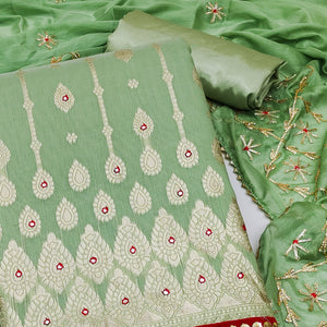 39-green-woven-banarasi-silk-dress-material
