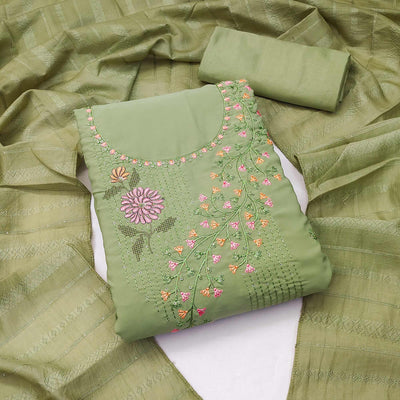 green-floral-embroidered-georgette-dress-material-4